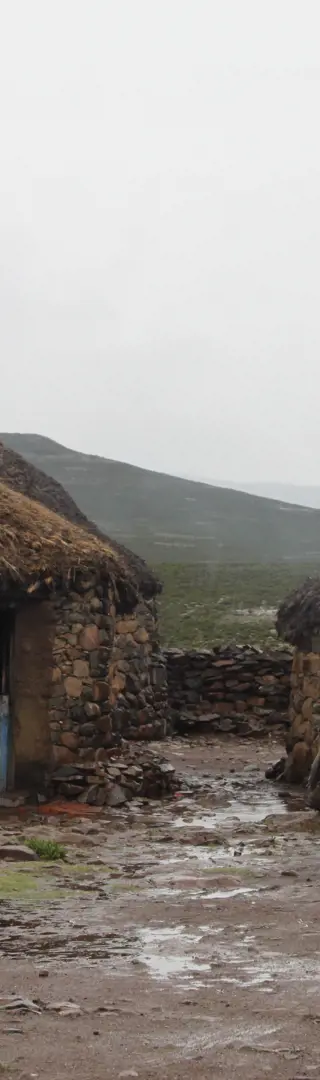 Angekommen in Lesotho Village